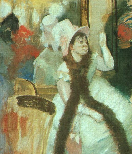 Edgar Degas Portrait after a Costume Ball